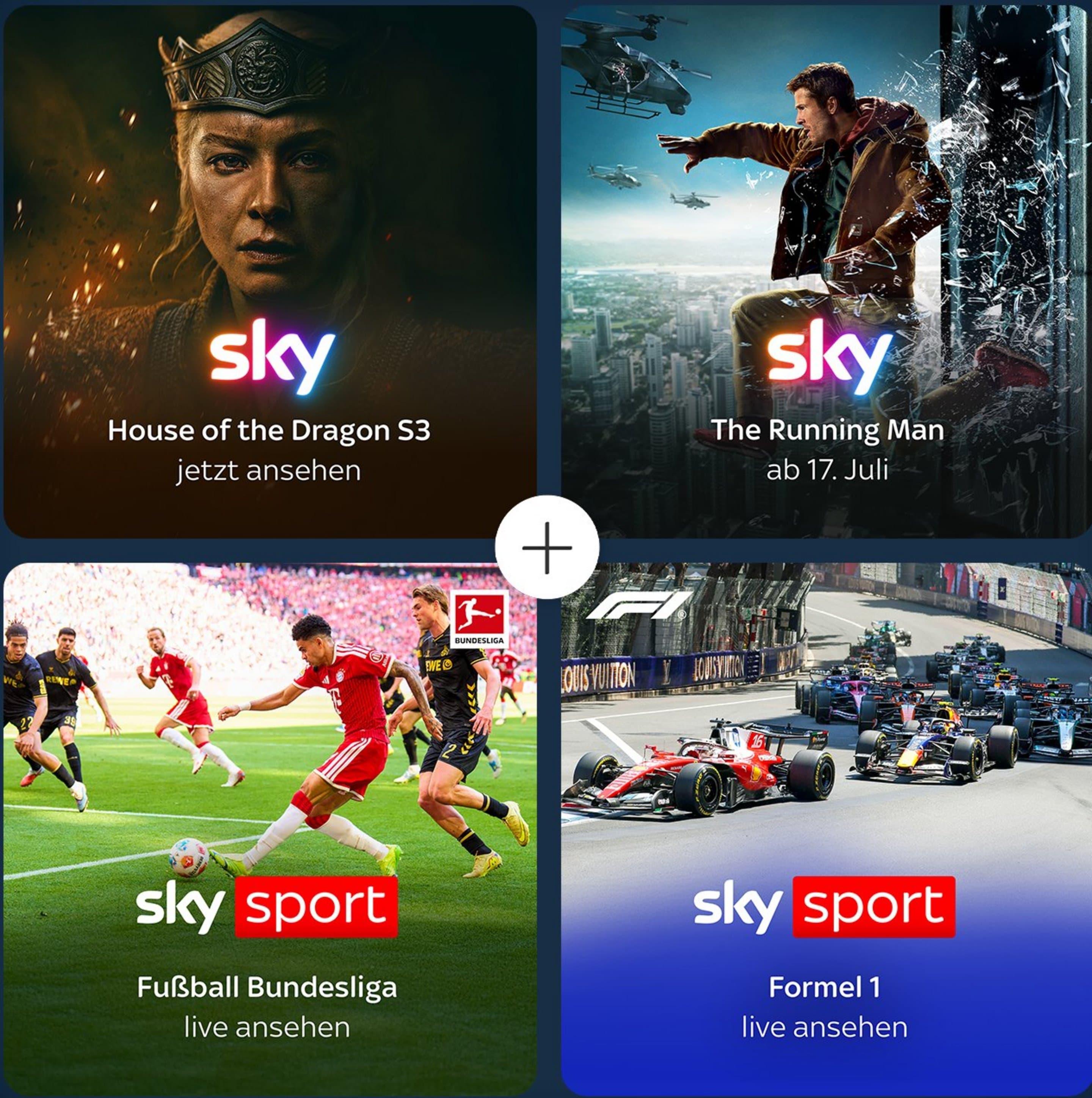 Sky Komplettpaket Das Beste von Sky inklusive Paramount+, Bundesliga und Sport