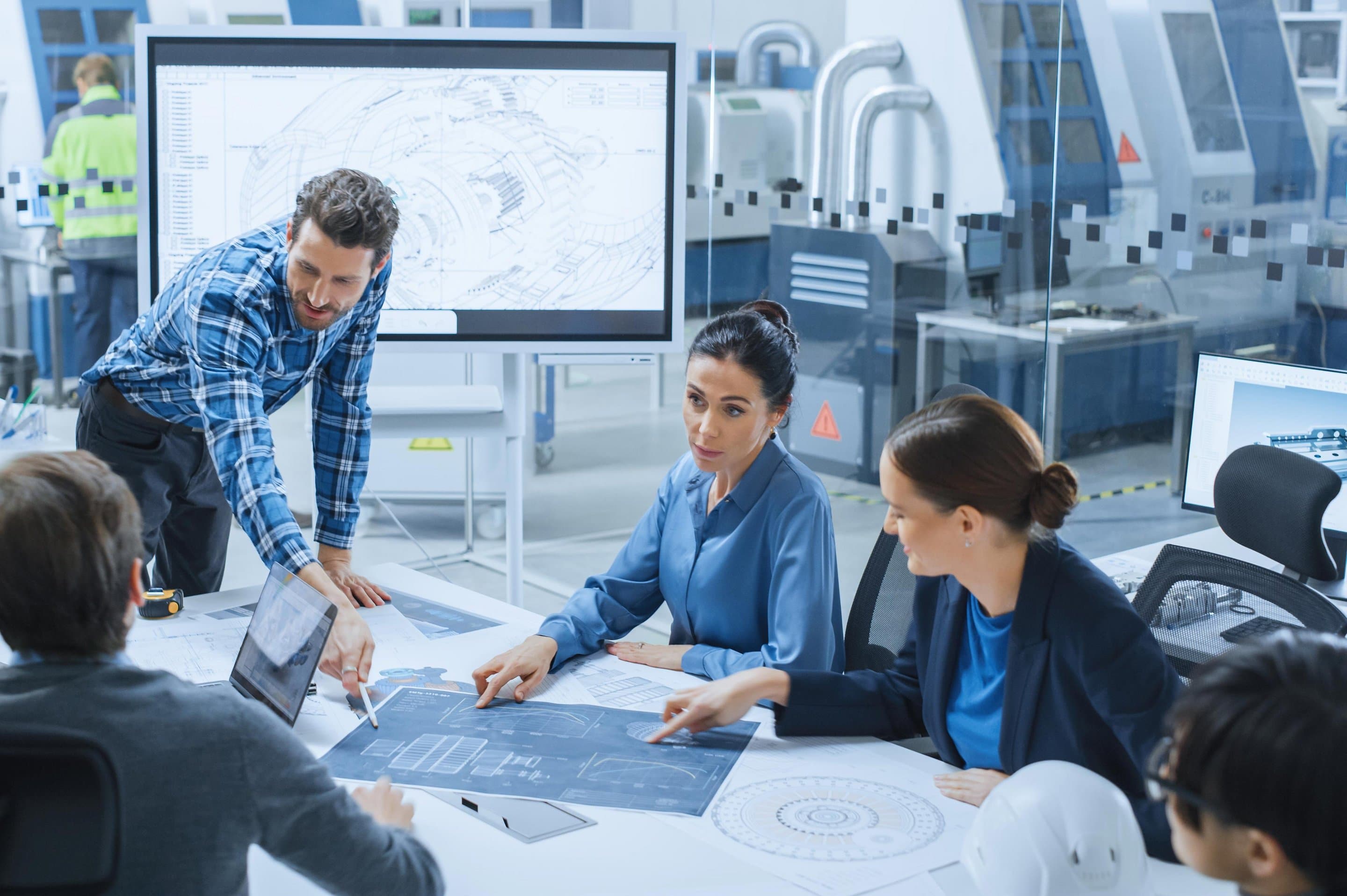 Mitarbeiter im Teamwork. Symbolbild für Teamwork mit Microsoft 365 und Teams.